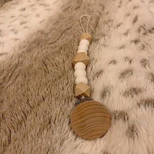 Silicone Beaded Pacifier Clip